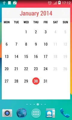 Month Calendar Widget android App screenshot 9