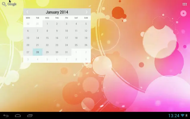 Month Calendar Widget android App screenshot 2