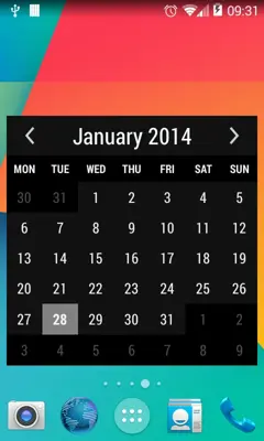 Month Calendar Widget android App screenshot 7